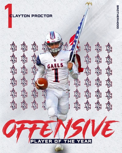 Clayton-Proctor Class A Offensive Player of the Year 2019