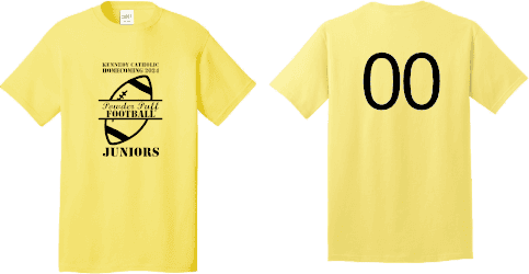 2025 Kennedy Powder Puff Juniors Football T-Shirt - 2 sides